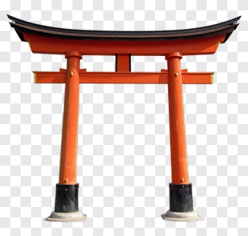 Traditional Japanese Torii Gate PNG