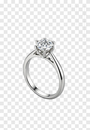 Diamond Engagement Ring PNG