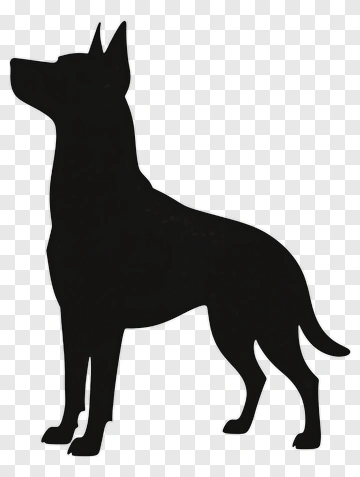 Silhouette Dog PNG