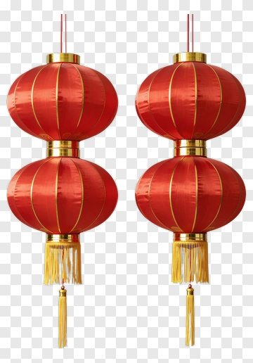Red Chinese Lanterns PNG