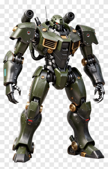 3D Robot With Mechanical Design PNG