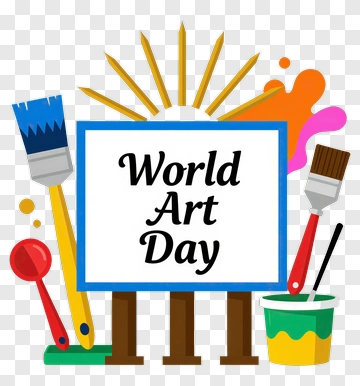 World Art Day Celebration PNG