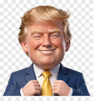 Cartoon Businessman Smiling PNG