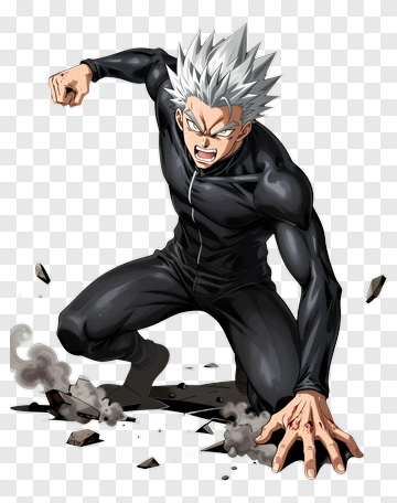 Angry Character In Action Pose PNG