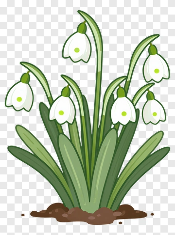 Snowdrop Flower Plant PNG