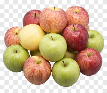 Assorted Apples Piled Together PNG