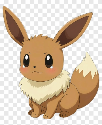 Eevee Sitting Cute PNG