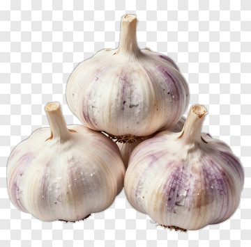 Three Garlic Bulbs PNG