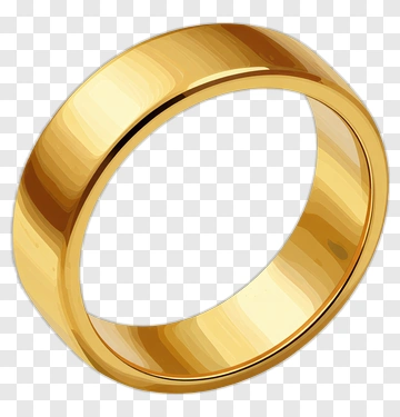 Gold Wedding Ring PNG