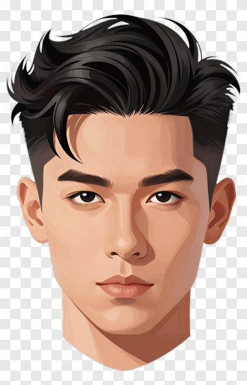 Stylish Young Man Portrait PNG