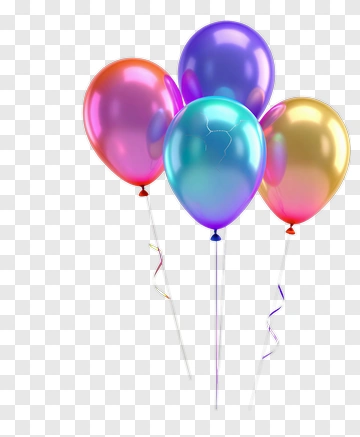 Colorful Balloons PNG