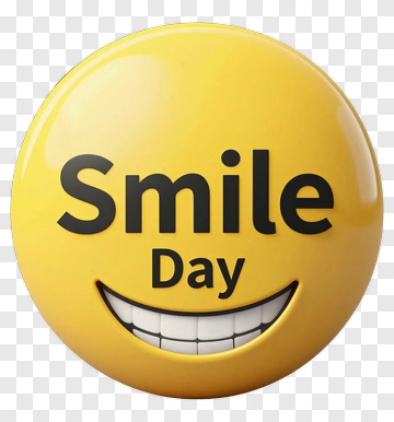 Smile Day Badge PNG