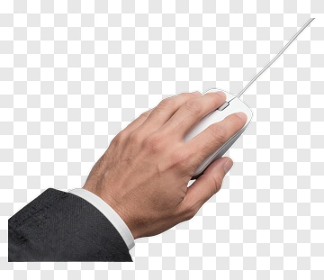 Hand Using Computer Mouse PNG