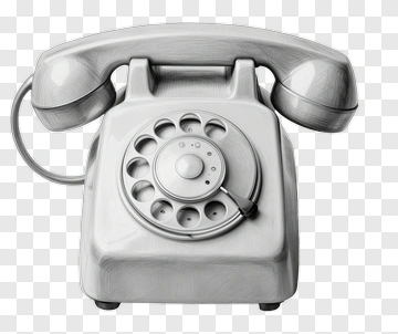 Vintage Rotary Phone PNG