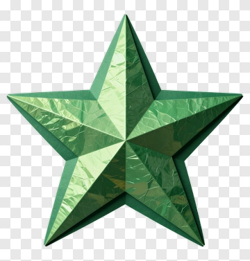 Green Star PNG