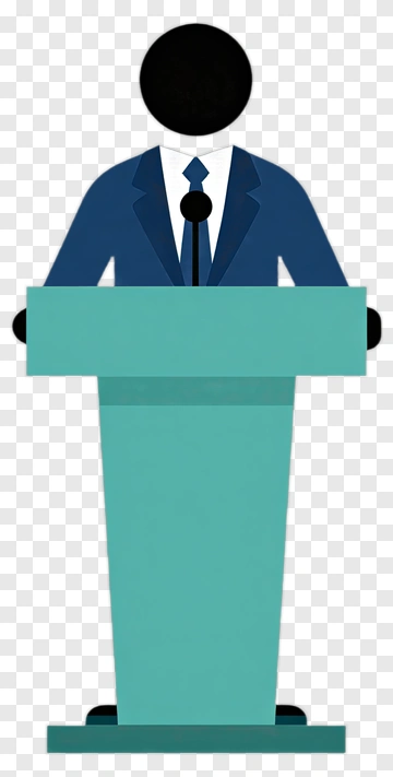 Businessman At A Podium PNG
