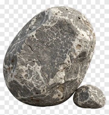 Rock With Unique Patterns PNG