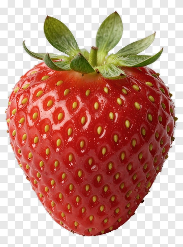 Fresh Red Strawberry PNG