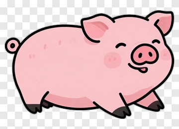 Cartoon Pig PNG