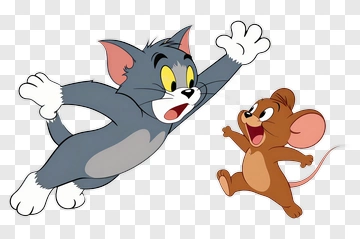 Cartoon Cat Chasing Mouse PNG