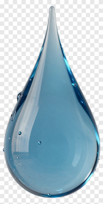 Blue Water Drop PNG