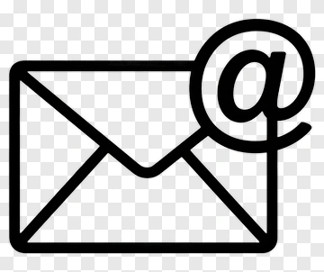 Email Icon With At Symbol PNG