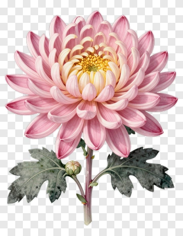 Pink Chrysanthemum Flower PNG