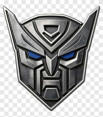 Transformers Robot Face Emblem PNG