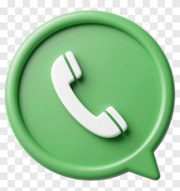 Green Phone Icon In Speech Bubble PNG