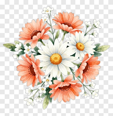Colorful Flower Bouquet PNG
