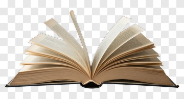 Open Book With Pages Displayed PNG