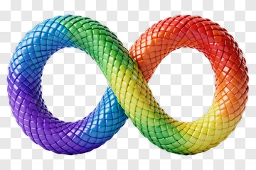 Colorful Infinity Symbol PNG