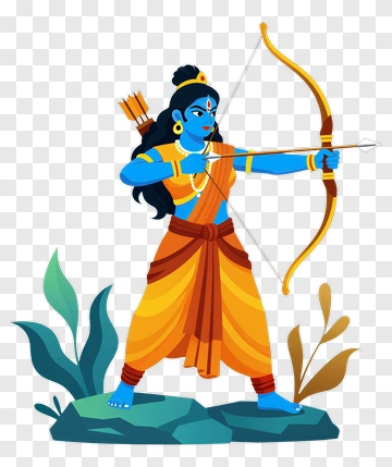 Cartoon Goddess Holding A Bow And Arrow PNG