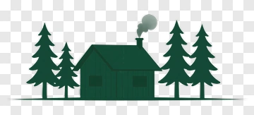 Cabin In The Forest PNG