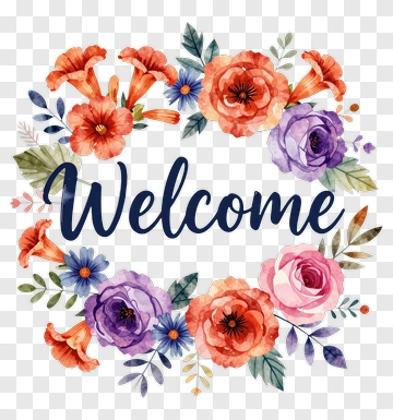 Welcome Floral Arrangement PNG