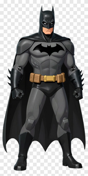 Cartoon Batman Character PNG