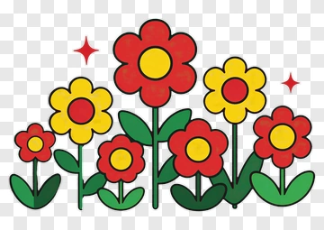 Colorful Flower Bouquet PNG