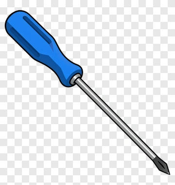 Blue Screwdriver PNG