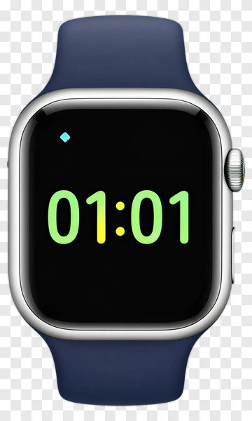 Smartwatch Displaying Time PNG