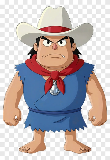 Cartoon Cowboy Character PNG