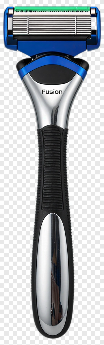 Fusion Razor With Chrome Handle PNG