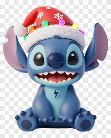 Cartoon Character Wearing A Christmas Hat PNG