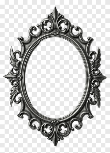 Ornate Vintage Picture Frame PNG