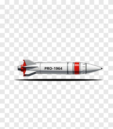 Illustration Of A Missile PNG