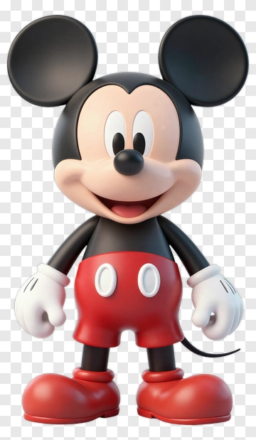 Mickey Mouse Character PNG