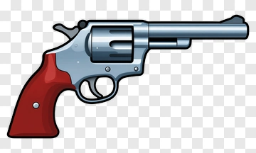 Cartoon Revolver PNG