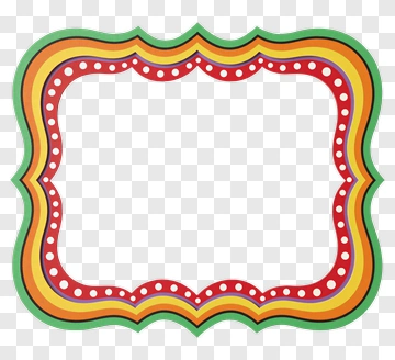 Colorful Decorative Frame PNG