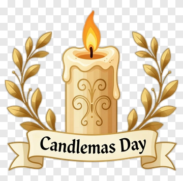 Candlemas Day Candle PNG