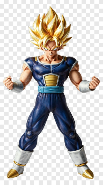 Super Saiyan Character With Spiky Hair PNG