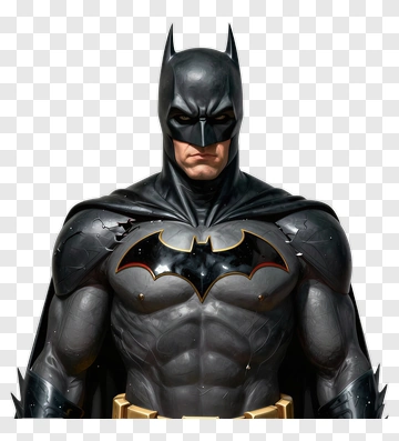Superhero Batman In A Dark Costume PNG